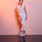 Abito midi in crochet traforato