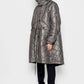 Parka oversize trapuntato con cappuccio staccabile