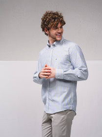 Camicia a righe regular fit