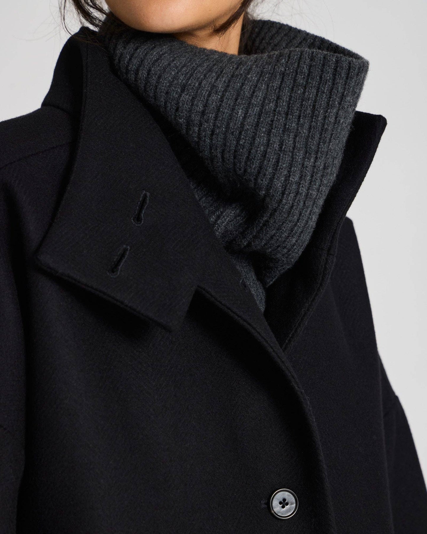 Cappotto lungo Nete in lana riciclata