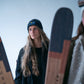 Giacca in pile sherpa nera Gstaad