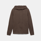 Maglione in lana con cappuccio e coulisse