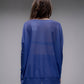 Maxi pullover oversize con scollo a barchetta in maglia 3D