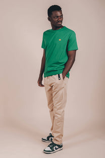 T-shirt Essential in Cotone Organico Verde Bosforo