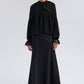 Camicetta in chiffon con balze