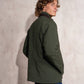 Giacca con zip classica in poliestere
