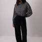 Pantaloni a coste con vita elastica