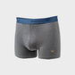 Boxer da uomo in cotone organico grigio mélange
