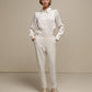 Pantaloni da donna eleganti con borchie