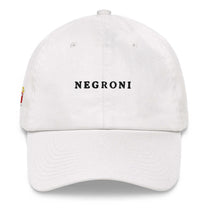 Cappellino Negroni ricamato stile dad hat