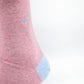 Calzini tinta unita rosa mélange