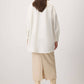 Camicia oversize ecrù a vestibilità comoda
