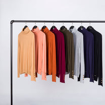 Maglia dolcevita morbida in viscosa