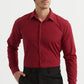 Camicia bordeaux comfort fit da uomo