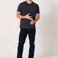 T-shirt Bart in cotone biologico blu marino