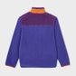 Giacca sherpa unisex con zip bicolore