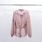 Camicia trasparente con nodo