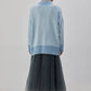 Maglione lungo a coste