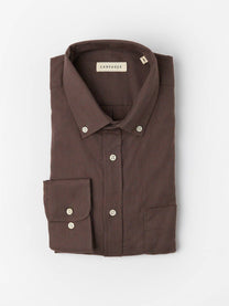 Camicia in flanella marrone Populus