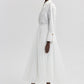 Gonna maxi in tulle a strati bianca con vita elastica