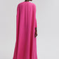 Abito oversize con body fucsia