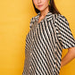Camicia Aguadulce con stampa ondulata
