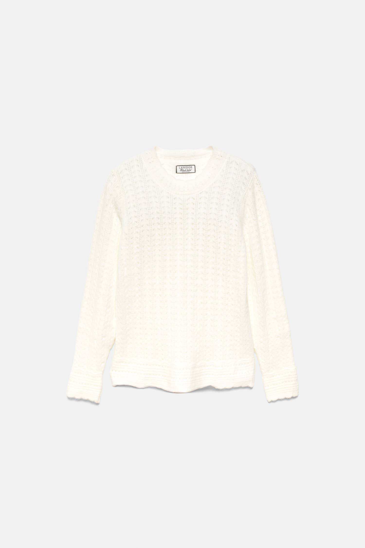 Maglione in maglia strutturata girocollo
