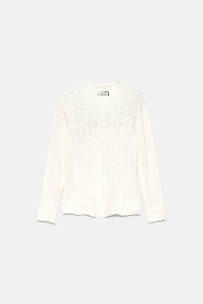 Maglione in maglia strutturata girocollo