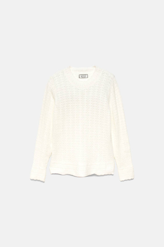 Maglione in maglia strutturata girocollo