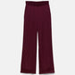 Pantaloni palazzo in poliestere con vita elastica