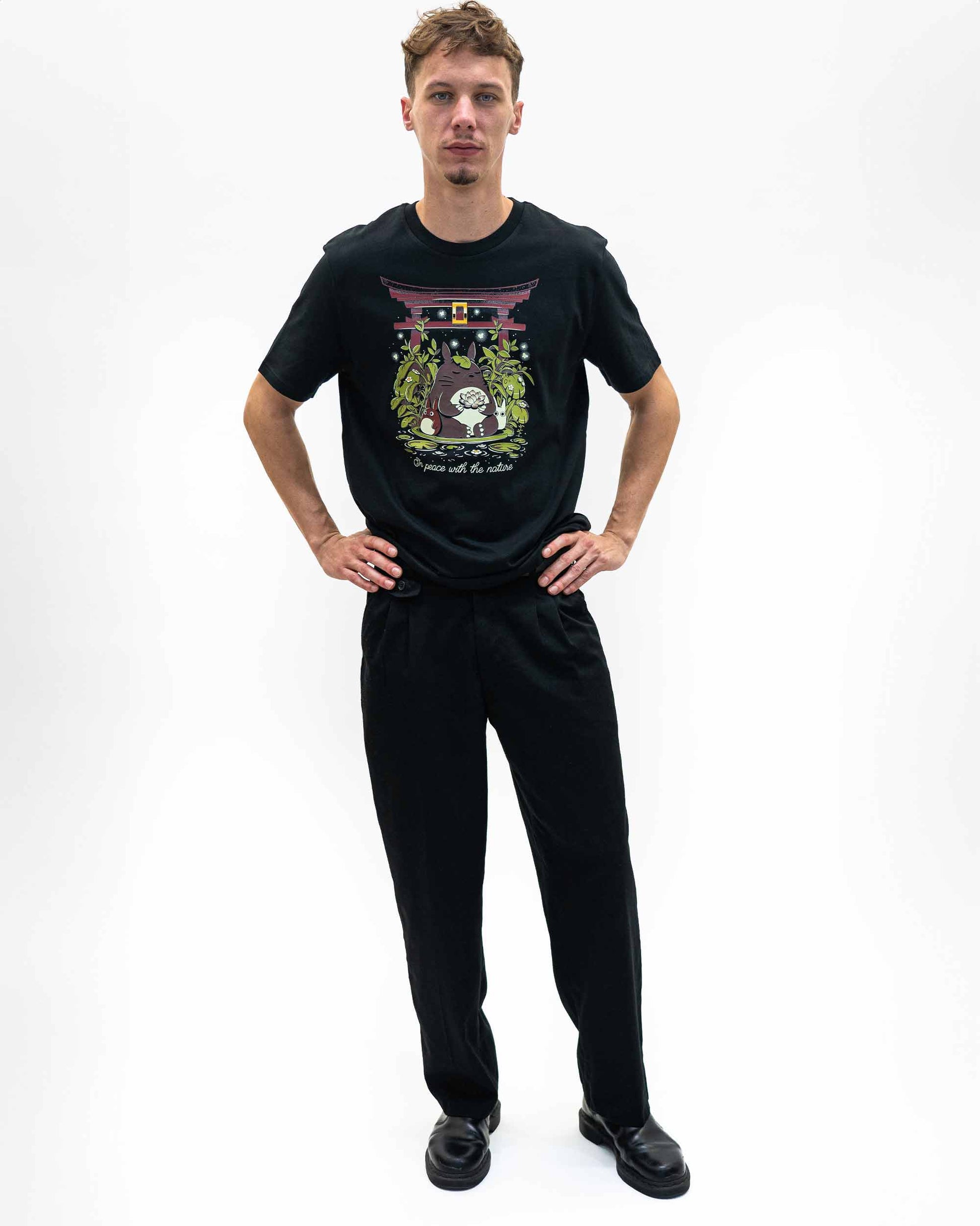 T-shirt anime Totoro in cotone biologico