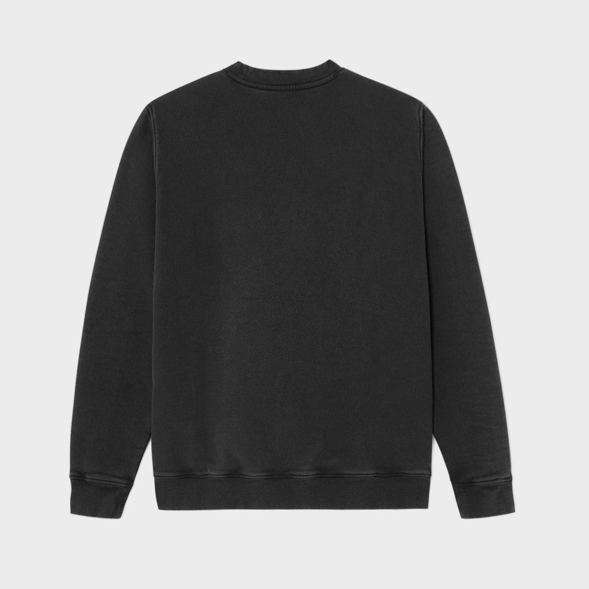 Felpa in cotone biologico Winter nera
