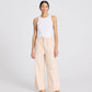 Pantaloni Thilde in popeline di cotone biologico grigio fumo