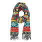 Sciarpa scialle boho XXL multicolor