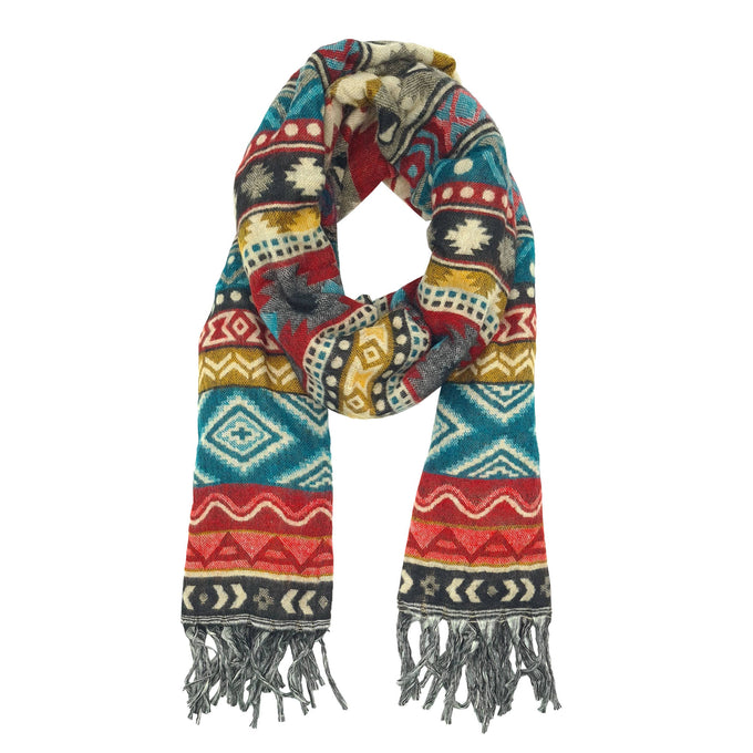 Sciarpa scialle boho XXL multicolor