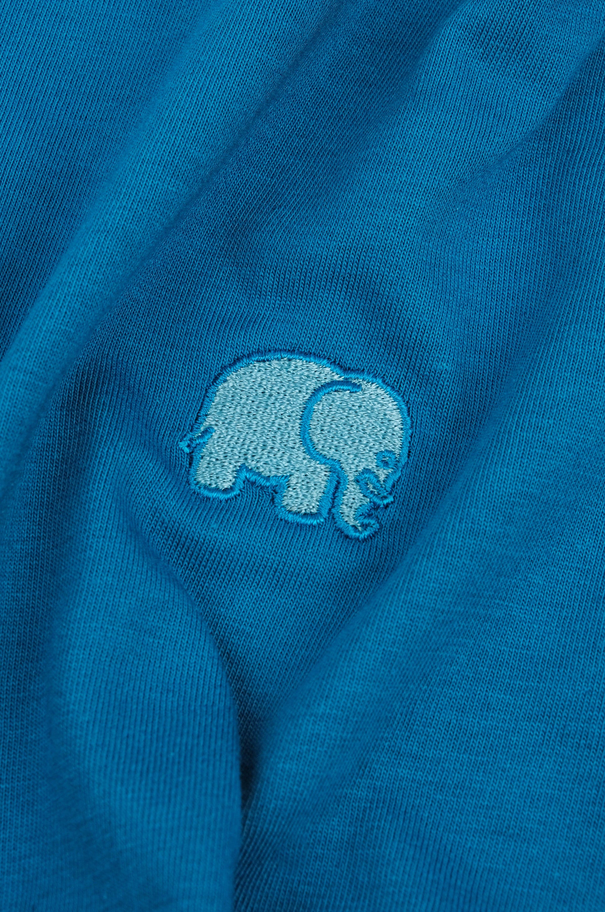 T-shirt Essenziale Blu Classico in Cotone Biologico