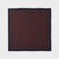 Foulard in cotone biologico Romane blu marino