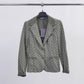 Blazer stretch con motivo geometrico