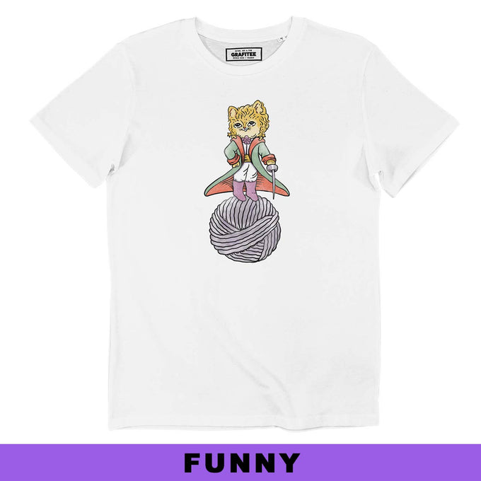 T-shirt grafica Il Piccolo Principe Gatto