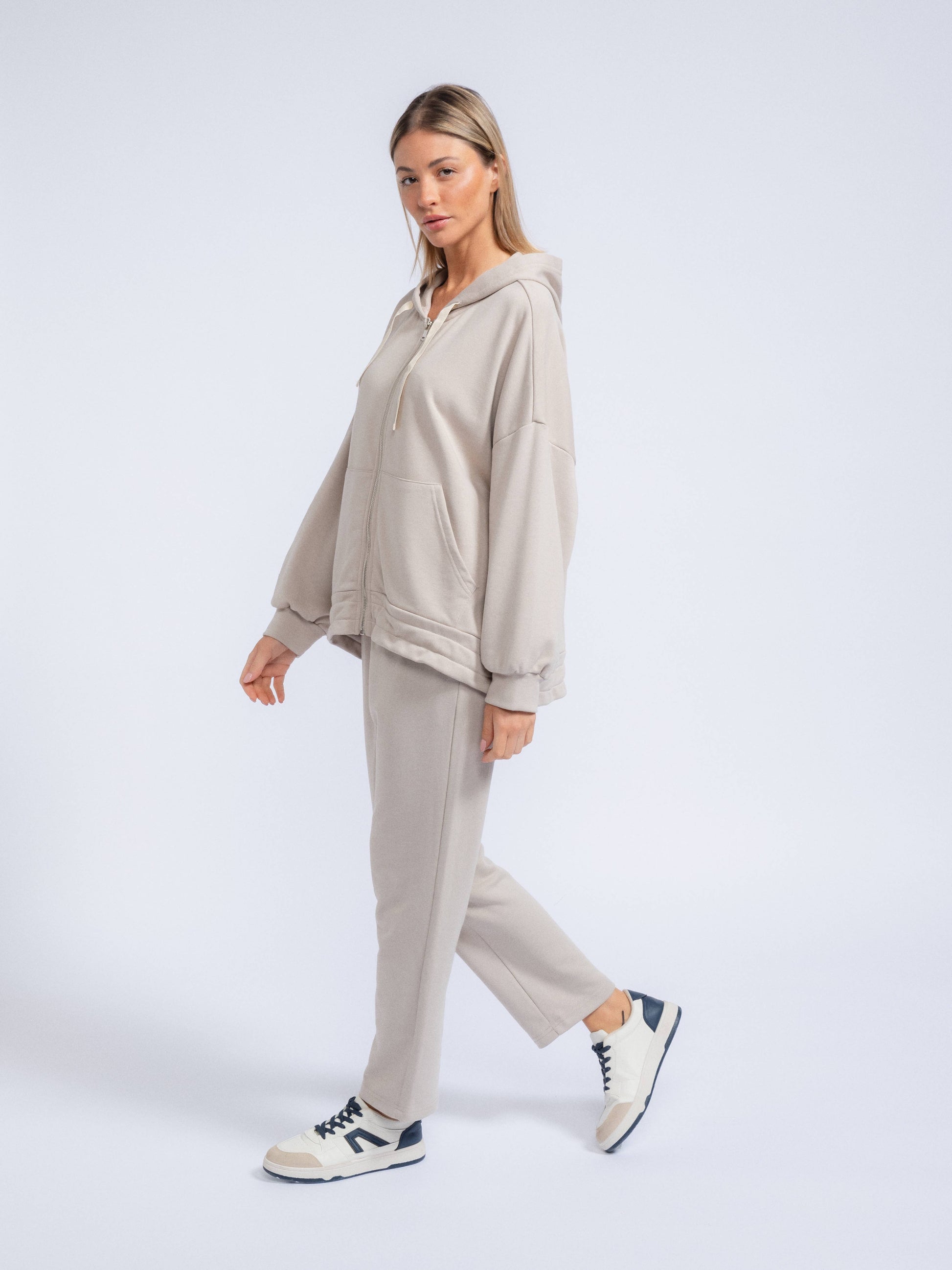 Pantaloni Jogger in Cotone con Coulisse