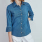 Blusa in denim Ganga