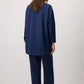 Camicia oversize comfort blu navy