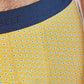 Boxer in cotone biologico giallo con stampa giapponese