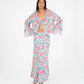 Gonna lunga in chiffon a fiori Floralis