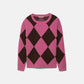 Maglione in maglia con motivo geometrico