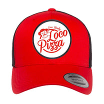 Cappellino trucker unisex con patch Loco Pizza e rete
