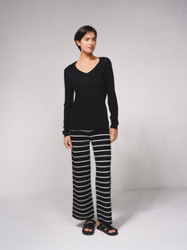 Maglione in maglia scollo a V senza cuciture