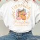 T-shirt oversize Farm Fresh Pumpkins con stampa zucche