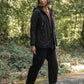 Parka Sequoia in cotone cerato nero