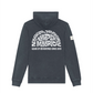 Felpa hoodie in cotone organico con stampa No Guts No Glory
